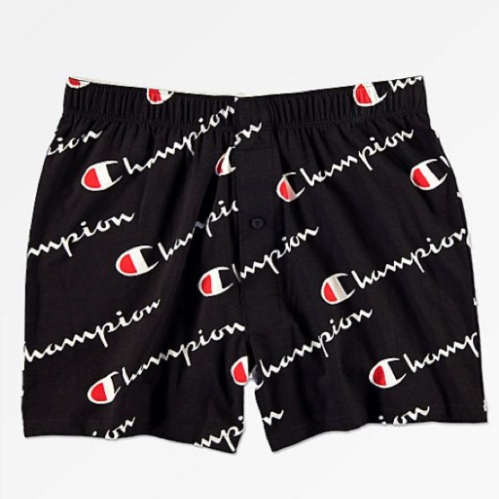 CHAMPION🏅Logo Script Cotton Boxer